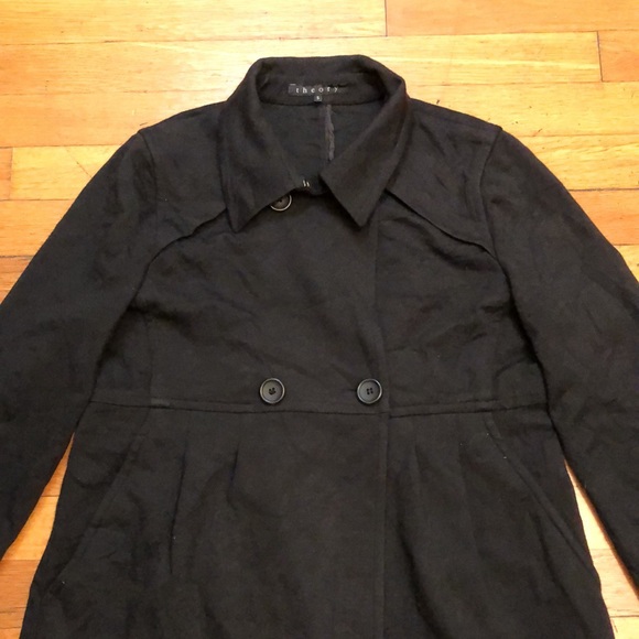 Theory Women’s Button Blazer Jacket/Coat in Black, size Small - Picture 2 of 11